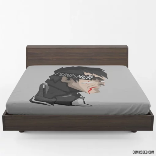 Punisher Vigilante Gunfighter Comic Fitted Sheet