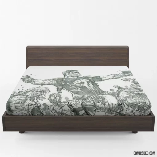 Punisher Vigilante Vendetta Comic Fitted Sheet