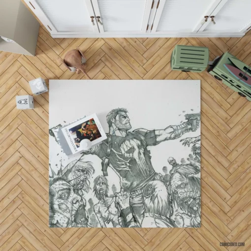 Punisher Vigilante Vendetta Comic Rug