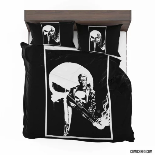 Punisher Warpath Marvel Vigilante Comic Bedding Set 1