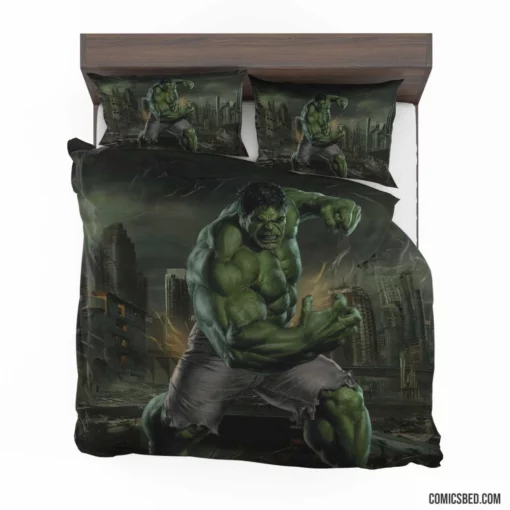 Raging Goliath Unleashed Hulk Chronicles Comic Bedding Set 1