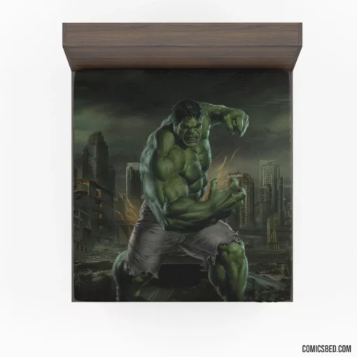 Raging Goliath Unleashed Hulk Chronicles Comic Fitted Sheet 1