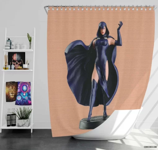 Raven Dark Secrets Unveiled Comic Shower Curtain