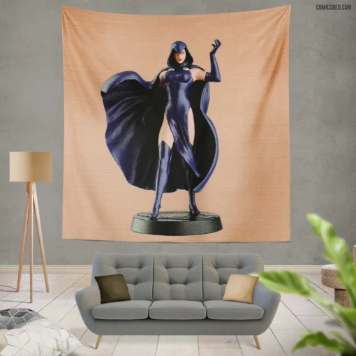 Raven Dark Secrets Unveiled Comic Wall Tapestry