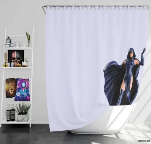 Raven Teen Titan Empath Comic Shower Curtain