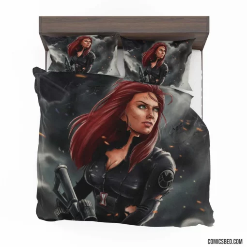 Red-Haired Avenger Marvel Warrior Comic Bedding Set 1