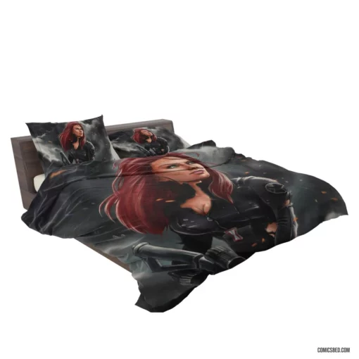 Red-Haired Avenger Marvel Warrior Comic Bedding Set 2