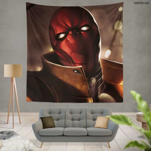 Red Hood Chronicles Gotham Outlaw Comic Wall Tapestry