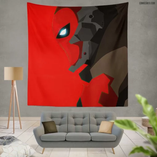 Red Hood Chronicles Gotham Renegade Comic Wall Tapestry