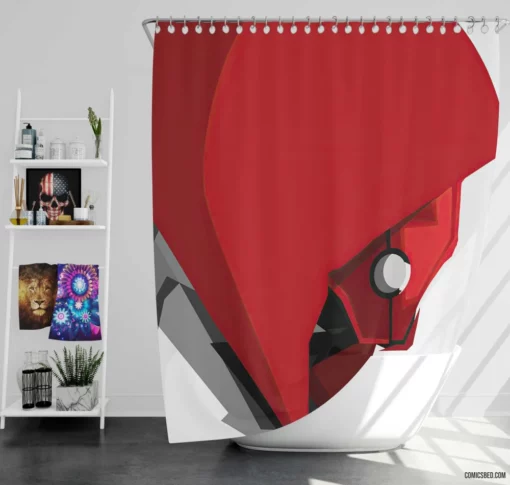 Red Hood Chronicles Gotham Rogue Comic Shower Curtain