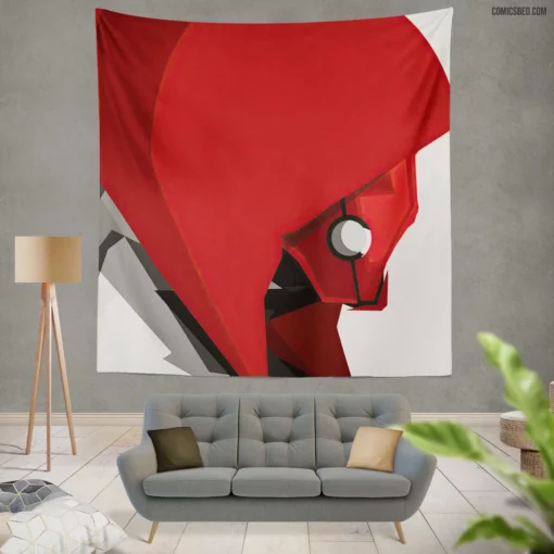 Red Hood Chronicles Gotham Rogue Comic Wall Tapestry