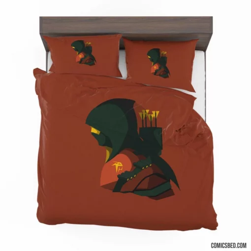 Red Hood Chronicles Masked Enigma Comic Bedding Set 1