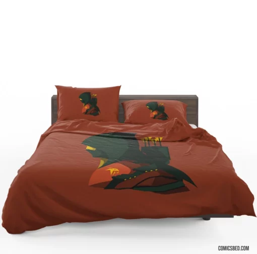 Red Hood Chronicles Masked Enigma Comic Bedding Set