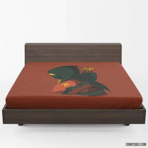 Red Hood Chronicles Masked Enigma Comic Fitted Sheet