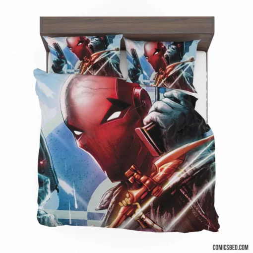 Red Hood Chronicles Masked Vigilante Comic Bedding Set 1