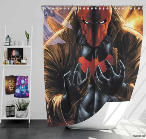 Red Hood Chronicles The Lost Son Comic Shower Curtain