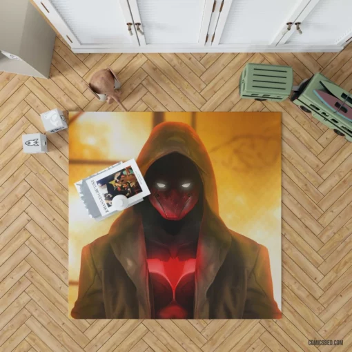 Red Hood DC Antihero Vigilante Comic Rug