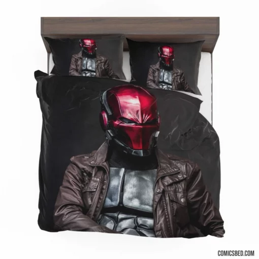 Red Hood DC Mysterious Vigilante Comic Bedding Set 1