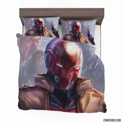 Red Hood Fallen Hero Resurfaces Comic Bedding Set 1