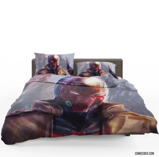 Red Hood Fallen Hero Resurfaces Comic Bedding Set