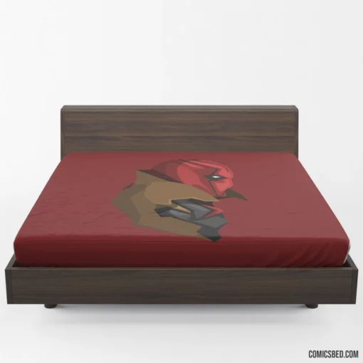 Red Hood Gotham Dark Vigilante Comic Fitted Sheet