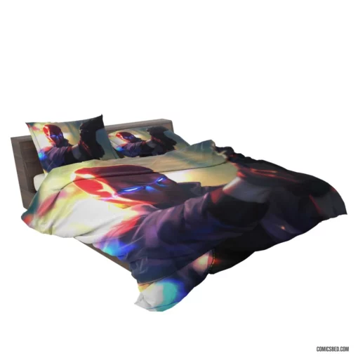 Red Hood Gotham Mysterious Guardian Comic Bedding Set 2