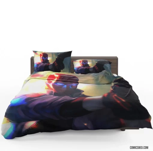 Red Hood Gotham Mysterious Guardian Comic Bedding Set