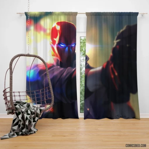 Red Hood Gotham Mysterious Guardian Comic Curtain