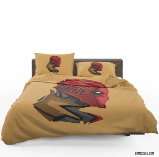 Red Hood Gotham Vigilante Comic Bedding Set