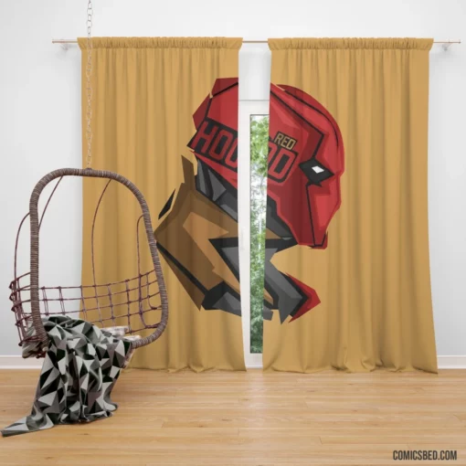 Red Hood Gotham Vigilante Comic Curtain