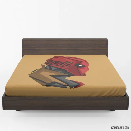 Red Hood Gotham Vigilante Comic Fitted Sheet