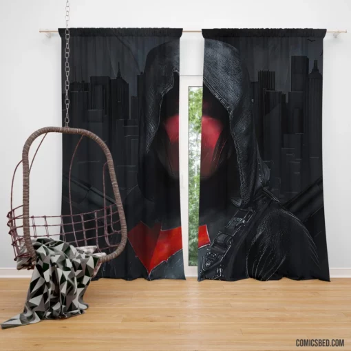 Red Hood Hooded Avenger Chronicles Comic Curtain