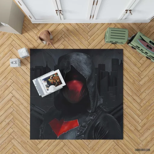 Red Hood Hooded Avenger Chronicles Comic Rug