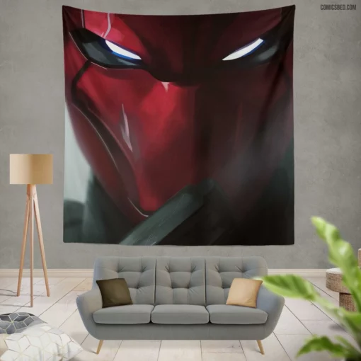 Red Hood Jason Todd Chronicles Comic Wall Tapestry