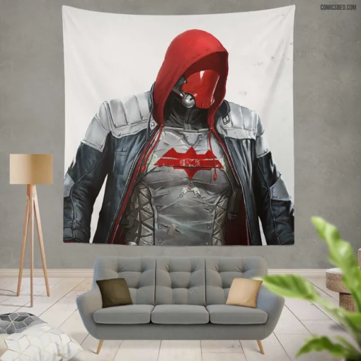 Red Hood Outlaw Path Unveiled Comic Wall Tapestry