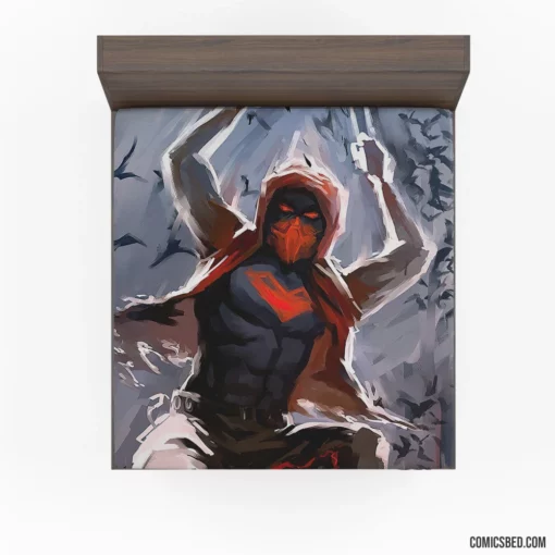 Red Hood Redemption Unmasked Comic Fitted Sheet 1