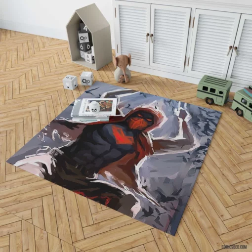 Red Hood Redemption Unmasked Comic Rug 1