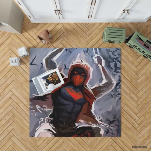 Red Hood Redemption Unmasked Comic Rug