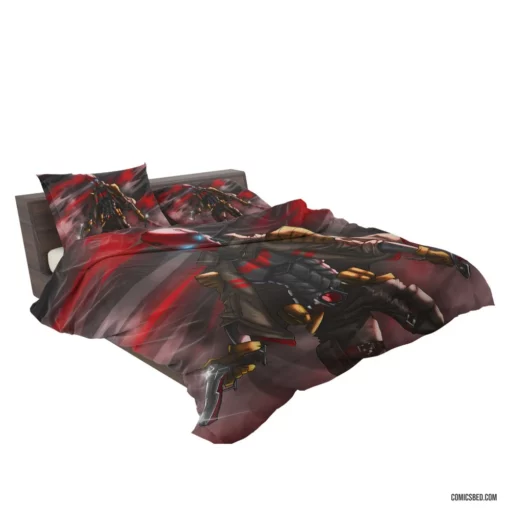 Red Hood Shadowed Vigilante Chronicles Comic Bedding Set 2