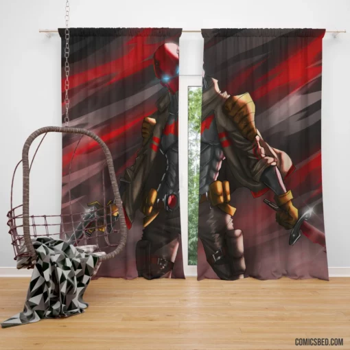 Red Hood Shadowed Vigilante Chronicles Comic Curtain