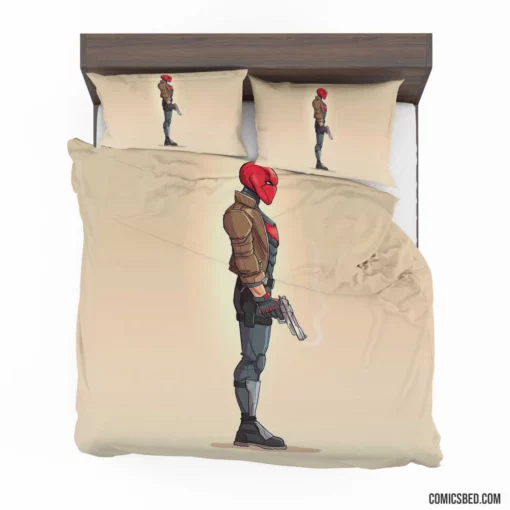 Red Hood Unmasking the Outlaw Comic Bedding Set 1