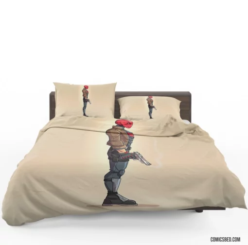 Red Hood Unmasking the Outlaw Comic Bedding Set