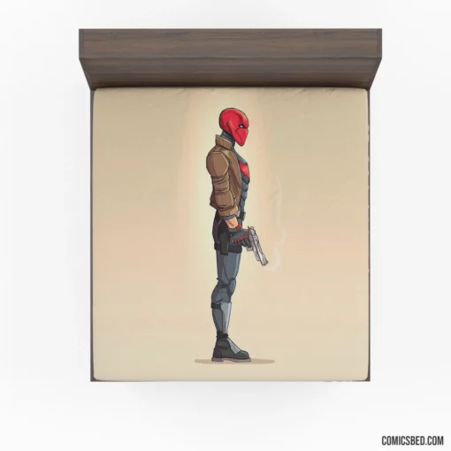 Red Hood Unmasking the Outlaw Comic Fitted Sheet 1