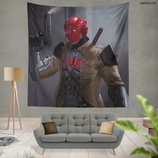 Red Hood Urban Outlaw Chronicles Comic Wall Tapestry