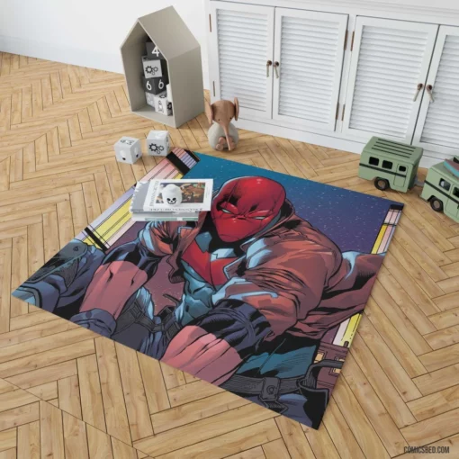 Red Hood Vengeance Quest Comic Rug 1