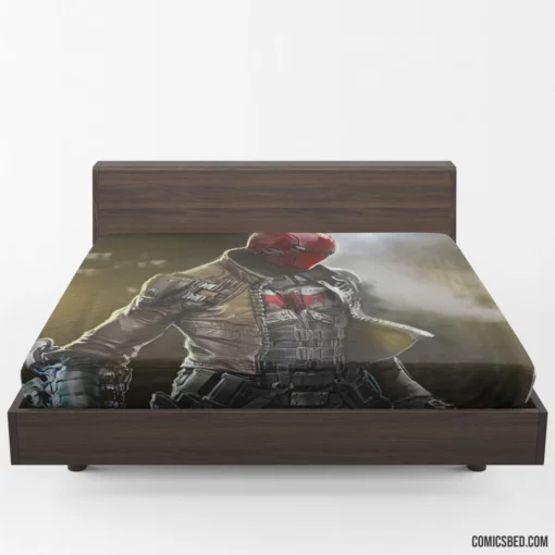 Red Hood Vigilante Chronicles Unleashed Comic Fitted Sheet