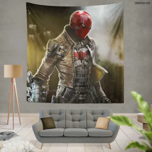 Red Hood Vigilante Chronicles Unleashed Comic Wall Tapestry