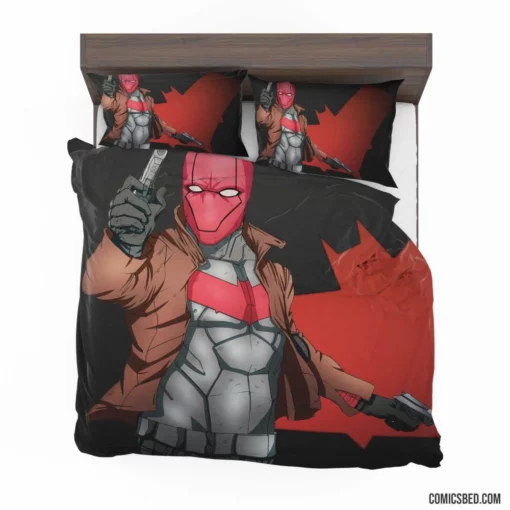 Red Hood Vigilante Outlaw Comic Bedding Set 1