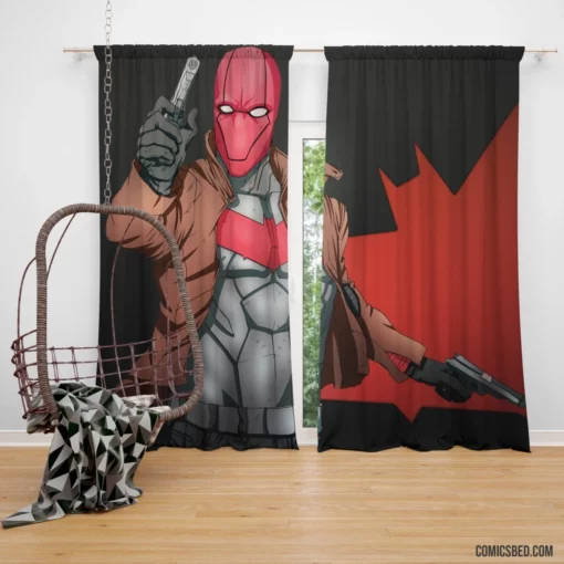 Red Hood Vigilante Outlaw Comic Curtain