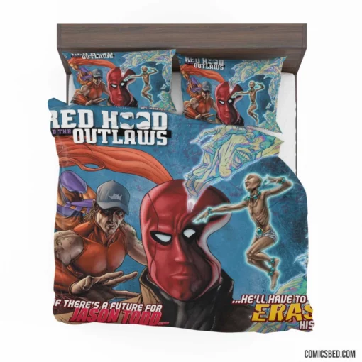 Red Hood and the Outlaws Rebel Comic Bedding Set 1